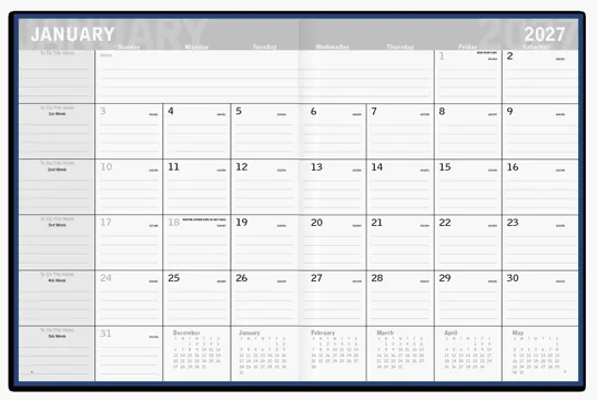 Triumph® Calendars Classic Monthly Planner