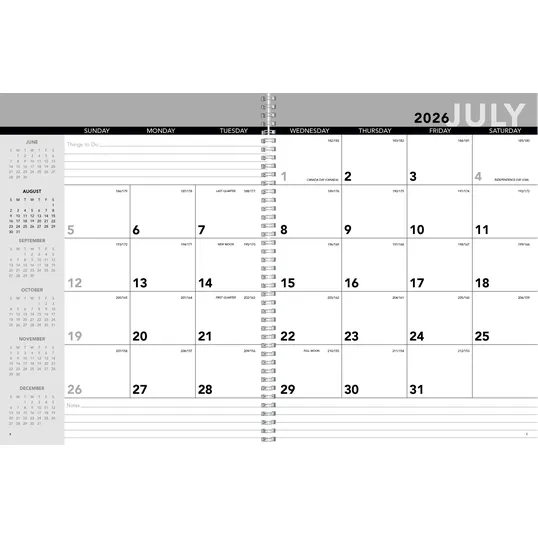 Triumph® Calendars Academic Year Desk Planner with Custom Cover — view 5