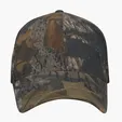 Camo Mesh Cap, Adjustable Structured Trucker Cap — view 2