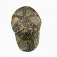 Camo Mesh Cap, Adjustable Structured Trucker Cap