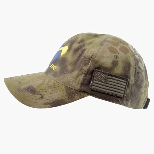 Kryptek™ Camo Cap with American Flag Patch — view 5
