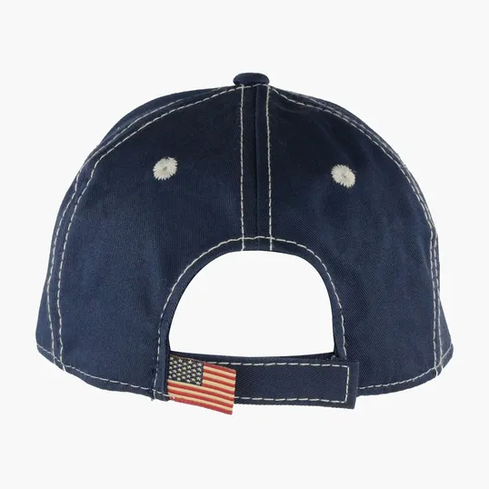 Patriotic Cap, Structured Cotton Twill USA Flag Cap