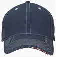 Patriotic Cap, Structured Cotton Twill USA Flag Cap — view 4