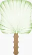 Skinner & Kennedy® Palm Leaf Paper Hand Fan