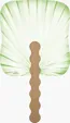 Skinner & Kennedy® Palm Leaf Paper Hand Fan — view 3