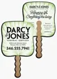 Skinner & Kennedy® Palm Leaf Paper Hand Fan — view 9