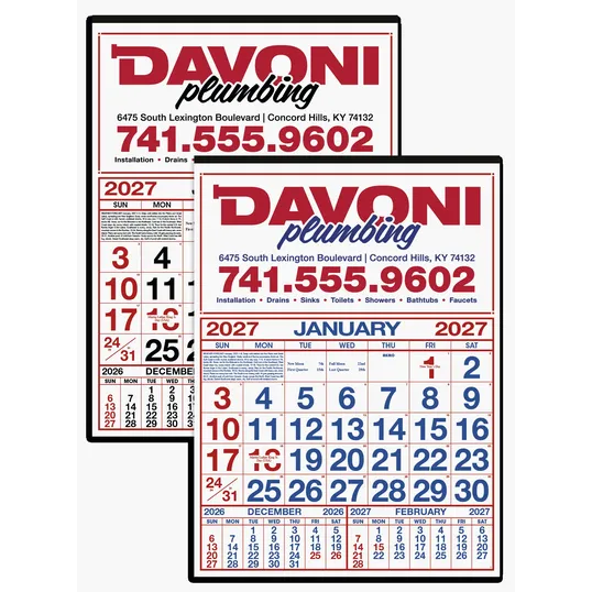 Skinner & Kennedy® Commercial 12-Sheet Calendar — view 3