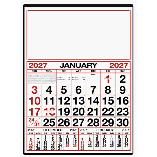 Skinner & Kennedy® Commercial 12-Sheet Calendar — view 4