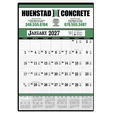 Skinner & Kennedy® Contractor's 13-Sheet Wall Calendar — view 2