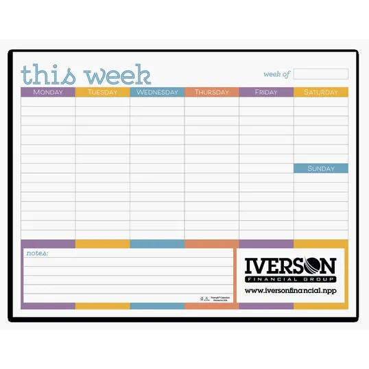 Triumph® Calendars Small Weekly Desk Pad — view 4