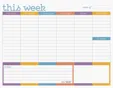 Triumph® Calendars Small Weekly Desk Pad