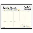 Triumph® Calendars Small Weekly Desk Pad - Floral