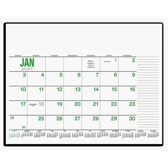 HotLine® Products 13-Month Desk Pad Calendar — view 15