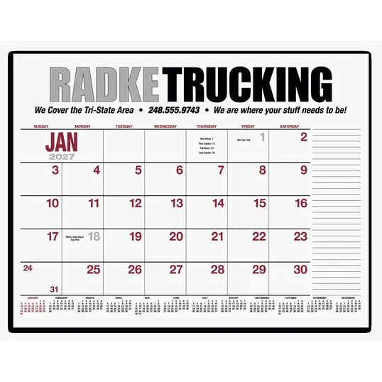 HotLine® Products 13-Month Desk Pad Calendar — view 6