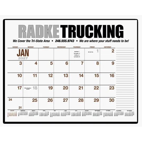 HotLine® Products 13-Month Desk Pad Calendar — view 5