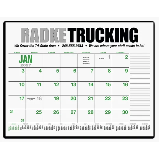HotLine® Products 13-Month Desk Pad Calendar — view 7