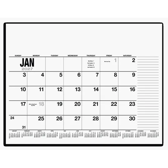 HotLine® Products 13-Month Desk Pad Calendar — view 17