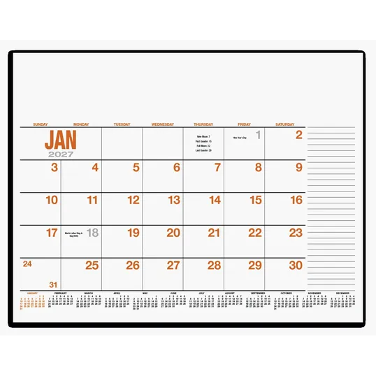 HotLine® Products 13-Month Desk Pad Calendar — view 11
