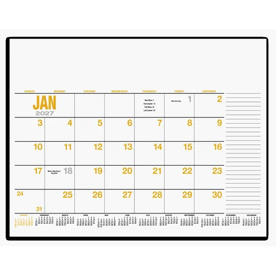 HotLine® Products 13-Month Desk Pad Calendar — view 10
