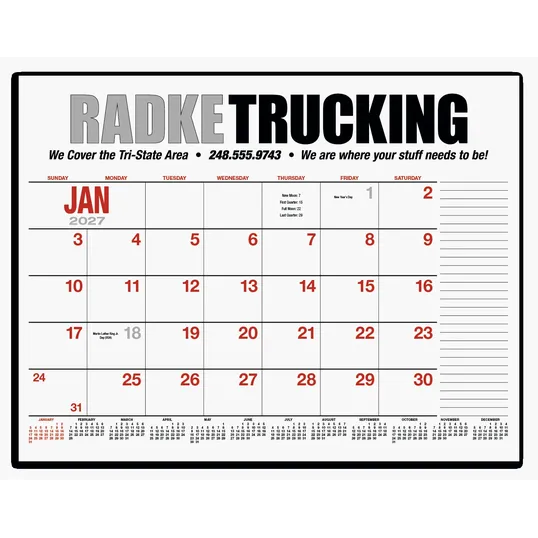 HotLine® Products 13-Month Desk Pad Calendar — view 8