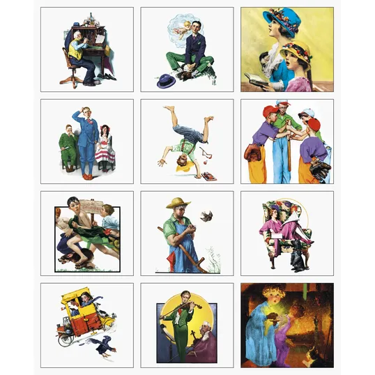 HotLine® Products Norman Rockwell Mini Calendar — view 4