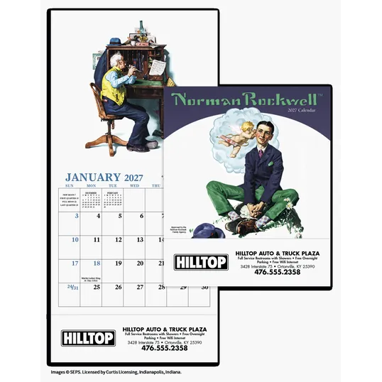 HotLine® Products Norman Rockwell Mini Calendar — view 2