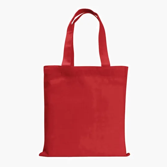 Good Value™ Colored Mini Economy Cotton Tote — view 3