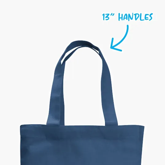 Good Value™ Colored Mini Economy Cotton Tote — view 5