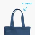 Good Value™ Colored Mini Economy Cotton Tote — view 5