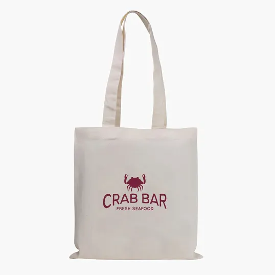 Good Value™ Natural Cotton Magazine Economy Tote — view 3