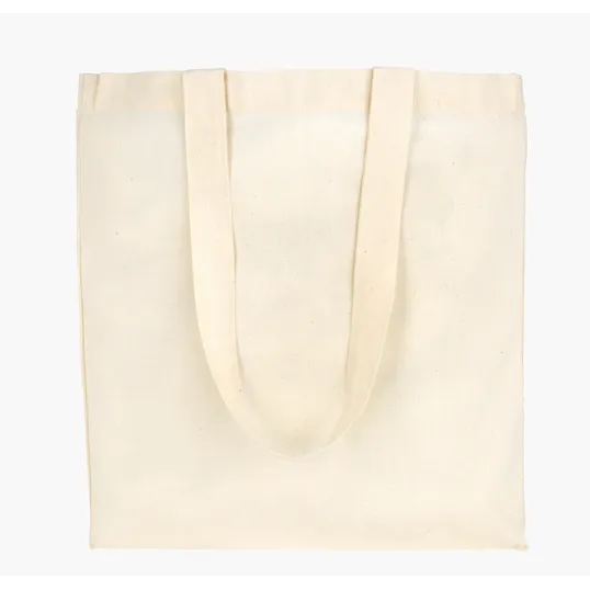 Good Value™ Natural Economy Cotton Tote with 26" Self Handles — view 2