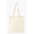 Good Value™ Natural Economy Cotton Tote with 26" Self Handles