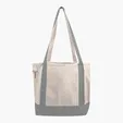 Small Accent Boat Bag Cotton Tote with 2-Ply Handles — view 4