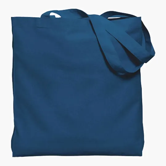 Good Value™ Colored Gusseted Economy Cotton Tote — view 3