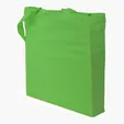 Good Value™ Colored Gusseted Economy Cotton Tote — view 2