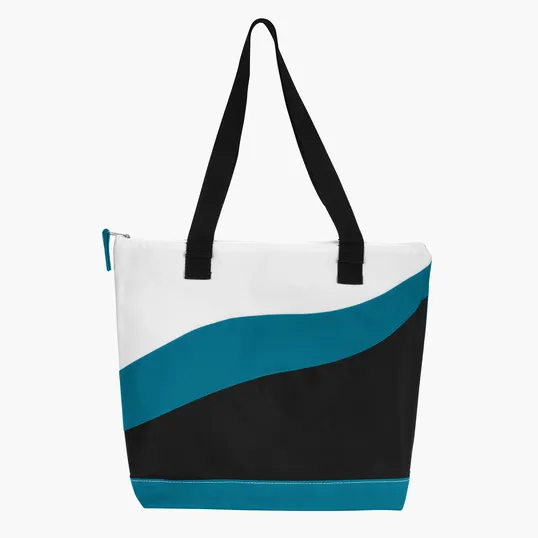 Good Value™ Wave Tote with Zippered Closure and Pen Loops — view 11