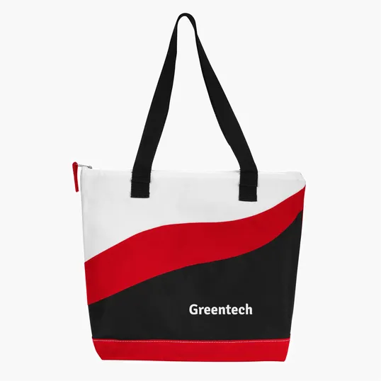 Good Value™ Wave Tote with Zippered Closure and Pen Loops — view 24