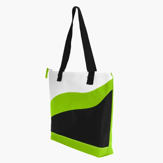 Good Value™ Wave Tote with Zippered Closure and Pen Loops