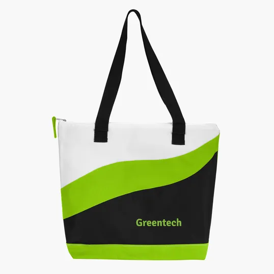Good Value™ Wave Tote with Zippered Closure and Pen Loops — view 12