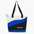 Good Value™ Wave Tote with Zippered Closure and Pen Loops — view 17