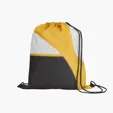 Good Value™ Tri-Color Drawcord Drawstring Bag with Front Pocket