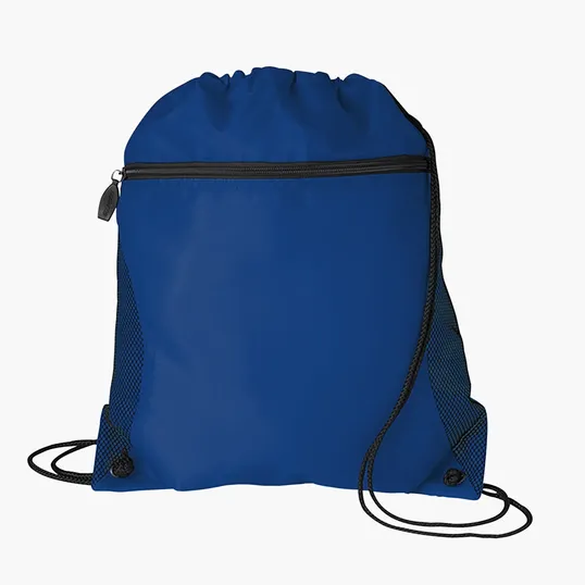 Good Value™ Mesh Pocket Drawcord Bag, 210D Polyester — view 44