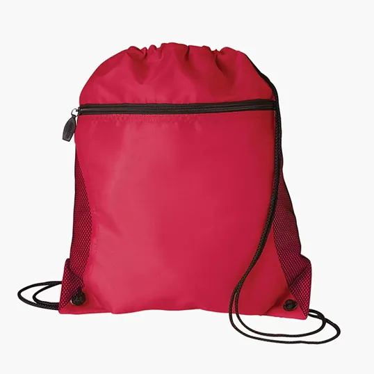 Good Value™ Mesh Pocket Drawcord Bag, 210D Polyester — view 35
