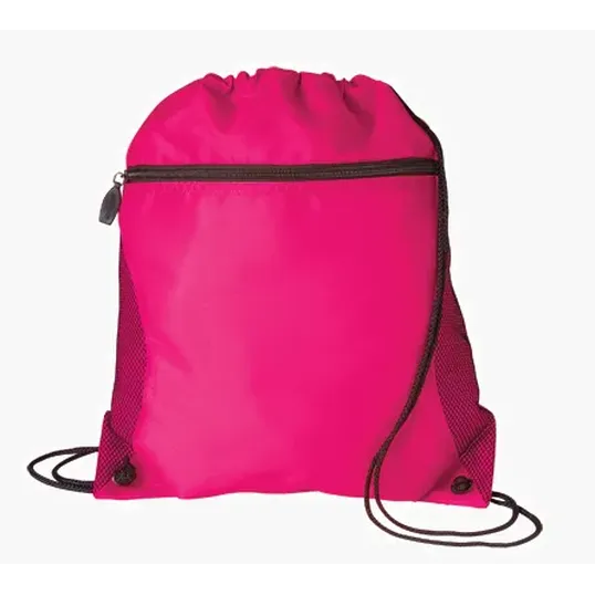 Good Value™ Mesh Pocket Drawcord Bag, 210D Polyester — view 22