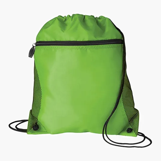 Good Value™ Mesh Pocket Drawcord Bag, 210D Polyester — view 62