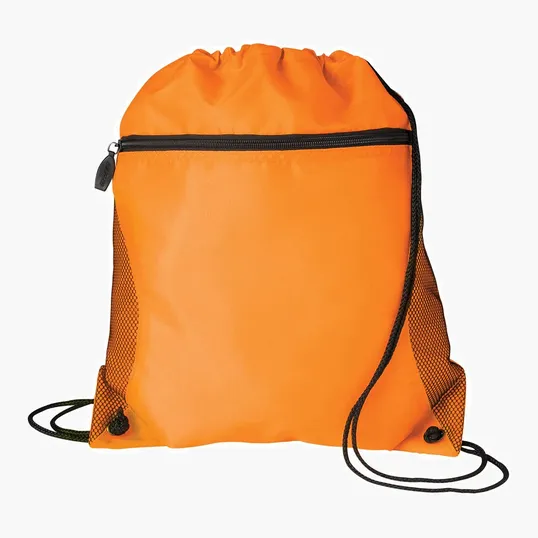 Good Value™ Mesh Pocket Drawcord Bag, 210D Polyester — view 85