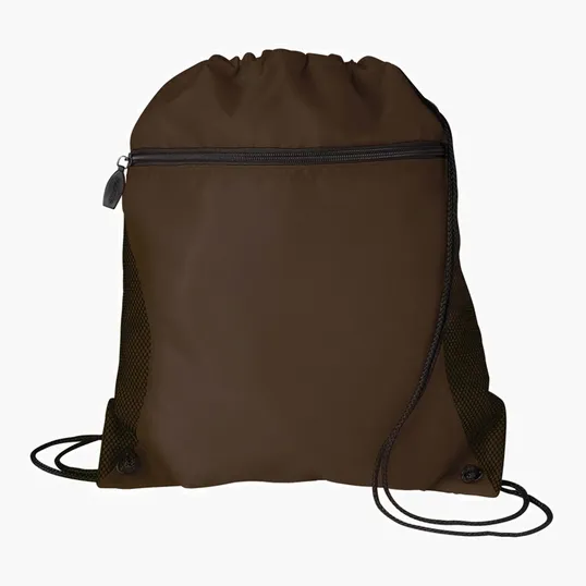Good Value™ Mesh Pocket Drawcord Bag, 210D Polyester — view 79