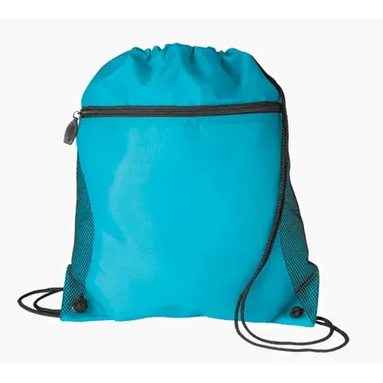 Good Value™ Mesh Pocket Drawcord Bag, 210D Polyester — view 14