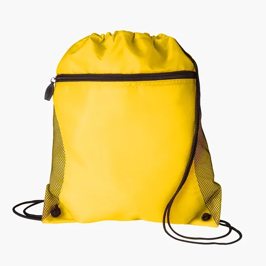 Good Value™ Mesh Pocket Drawcord Bag, 210D Polyester — view 46
