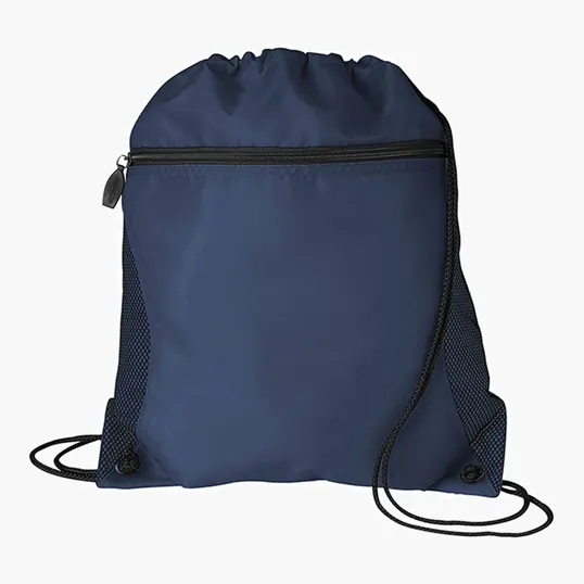 Good Value™ Mesh Pocket Drawcord Bag, 210D Polyester — view 65